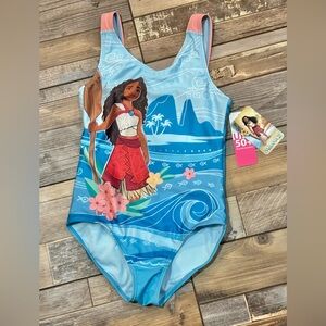 NWT Disney Moana 2 swimsuit size 7/8